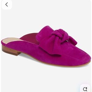 BP Maddy Magenta Bow Mules
